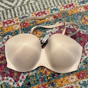 Victoria’s Secret Body by Victoria multi-way bra. Size 34DD. Light beige.